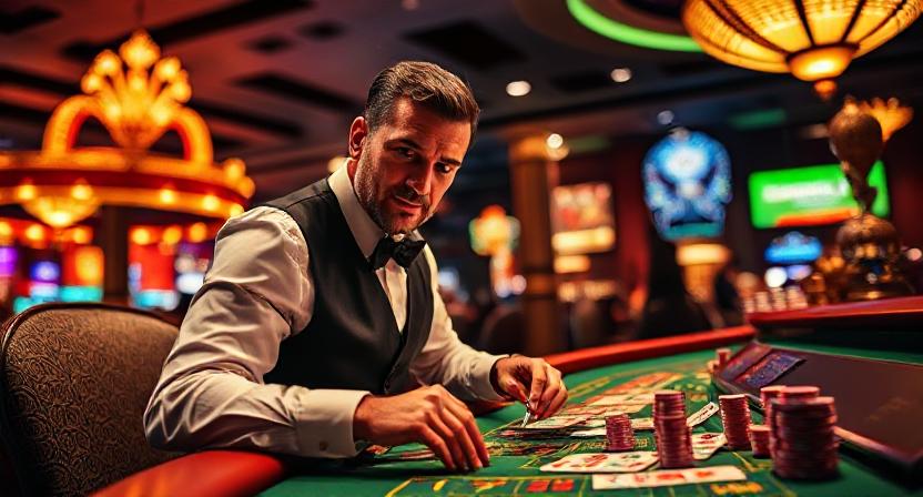 Live casino and video slots on 7P777